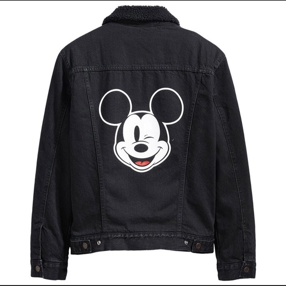 Levi’s Mickey Trucker Jacket Premium Sherpa size medium - Picture 7 of 10